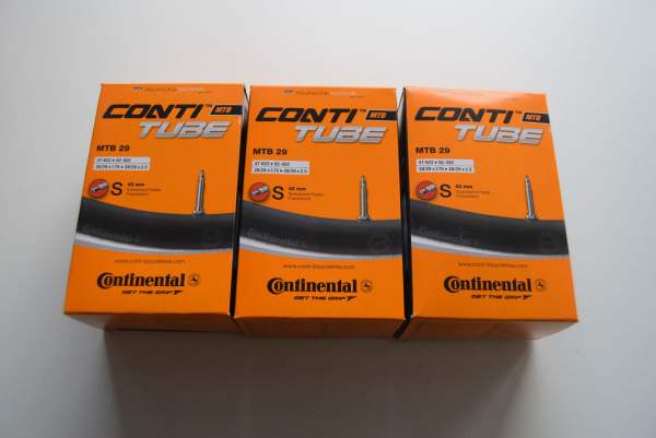 Continental 3 x Conti MTB Schlauch S42 29x1,75-2,5 Zoll (47/62-622) Sclaverandventil OVP