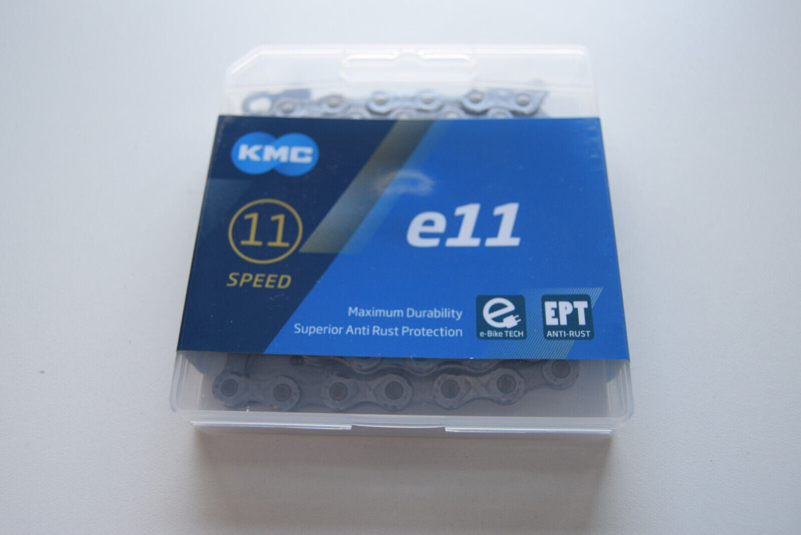 KMC E Bike Kette Fahrradkette e11 EPT 11 fach silber 136 Glieder Ketten Antrieb bikesportparts