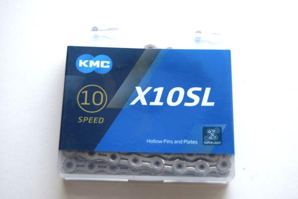 KMC Kette X10SL Ti-N Gold114-Glieder 10-fach OVP