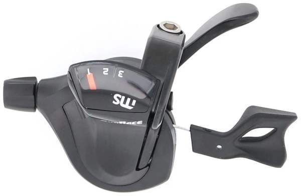 Sunrace DLMS33 / 30 Trigger links mit Schaltanzeige 3-fach shimano kompatibel