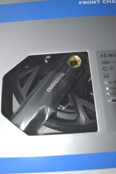 Shimano Kettenradgarnitur Acera FC-M371 48x36x26 Zähne schwarz vierkant 175mm
