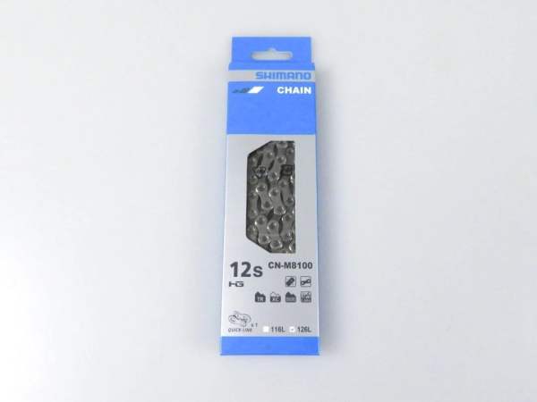 Shimano XT CN-M8100 HG+ 12-fach Kette Die SHIMANO XT 12-fach Schaltungskette CN-M8100 wurde für das