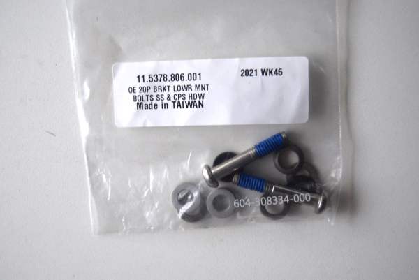 Sram Flat Mount HR Befestigungsschrauben T25 37mm Länge 11.5378.806.001 (2 Stk)