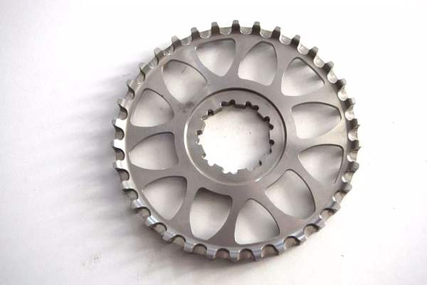 Gates CDX Ritzel 34 Zähne Shimano 9 Spline - silber