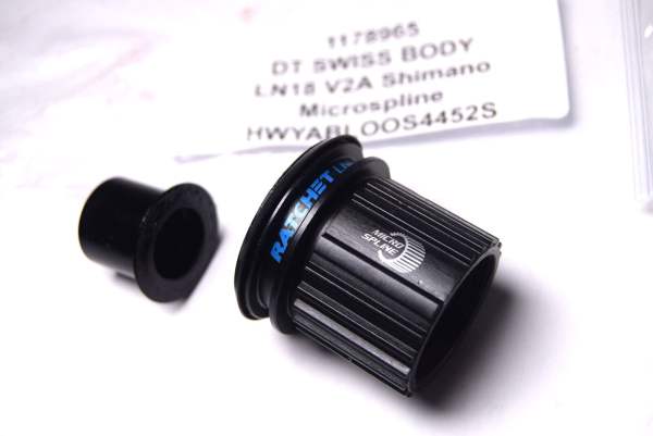DT Swiss Freilaufkörper Kit Ratchet LN | Shimano Micro Spline | 12x142 / 148 mm Steckachse 452S