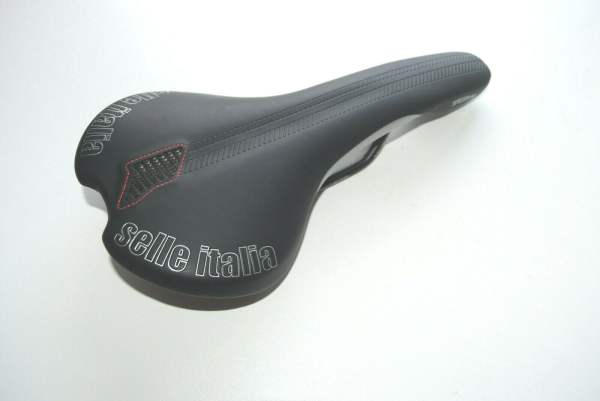 Selle Italia Flite Sattel Manganese schwarz silber