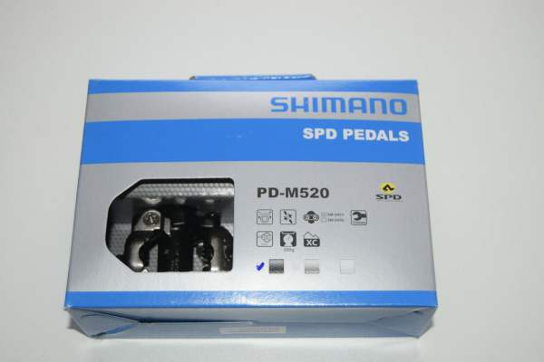 Shimano PD-M520 Pedale (1 Paar) schwarz