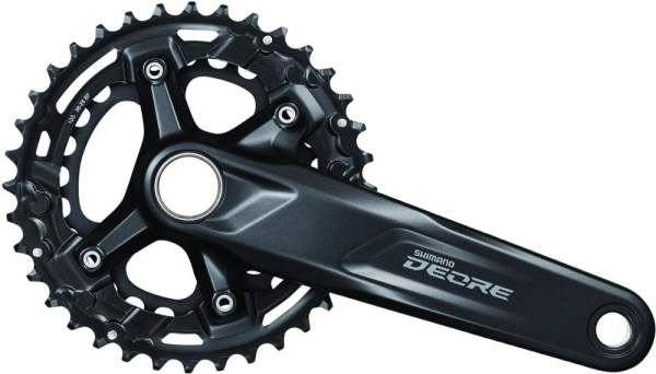 Shimano Kettenradgarnitur Deore FCM4100-B2 2-PIECE schwarz 36 x 26 Zähne