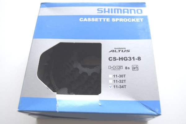 Shimano Kassette ALTUS CS-HG31 8-fach 11-34 Zähne OVP