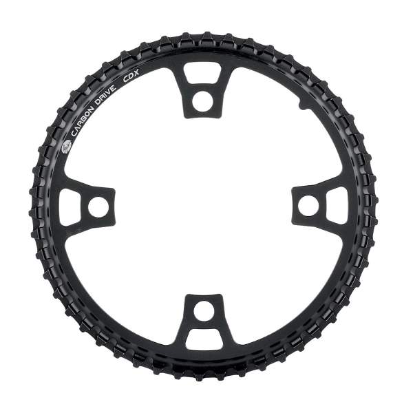 Gates Carbon Drive CDX, 4-Arm, 104mm 50 Zähne, Riemenscheibe vorn