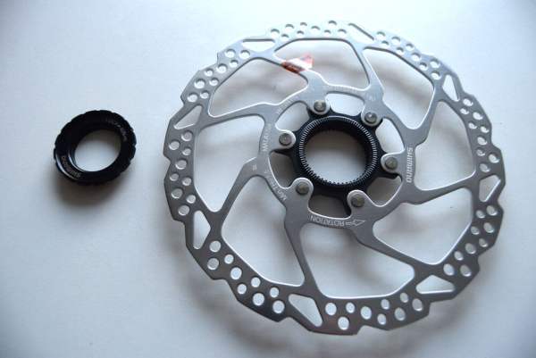 Shimano Deore SM-RT54-M 160mm CL Bremsscheibe MIT LOCKRING