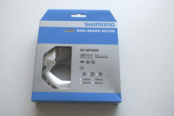 Shimano Deore XT RT-MT800 Bremsscheibe 160mm (Lockring intern verzahnt)