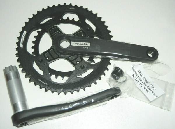 Cannondale One Kurbel 50-34Z 4-arm FSA Kettenblätter 172,5mm 2x11fach