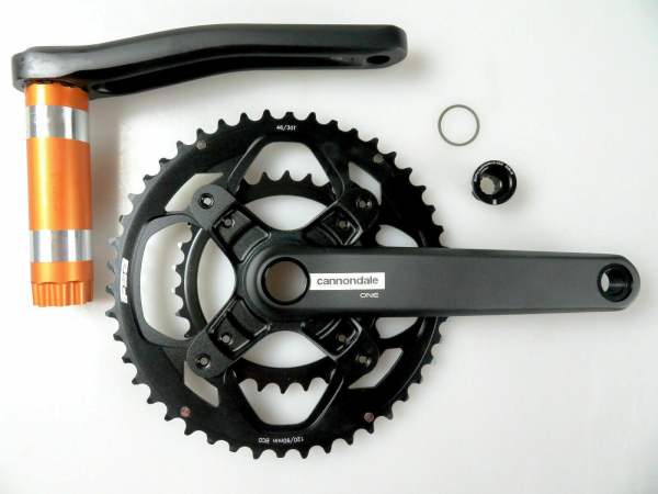 Cannondale One Kurbel 46-30 Z FSA Kettenblätter 175mm 2x11