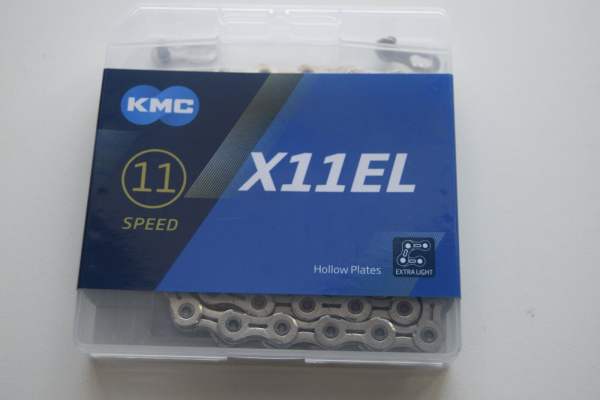 KMC X-11-EL Schaltungskette 11-fach silber 118 Glieder