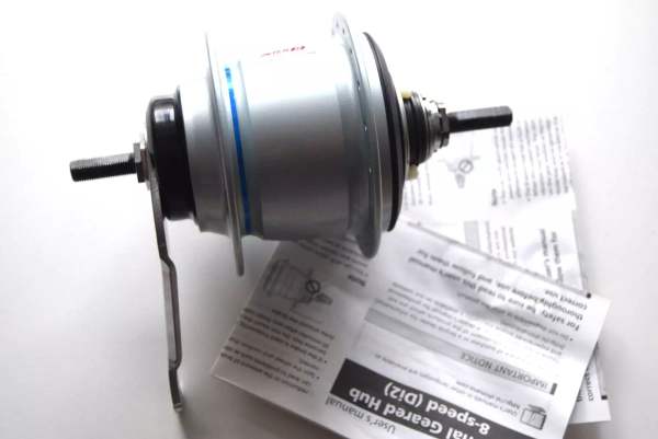 Shimano Nexus Di2SG-C6060-8C Getriebenabe 8-Gang mit Rücktrittbremse silber