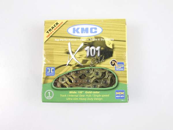 KMC X101 Singlespeed Kette gold 112 Glieder OVP