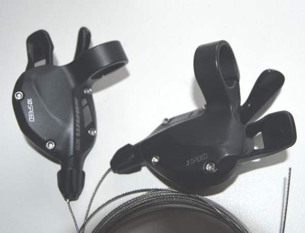 Sram 1 Paar Sram X5 Trigger Schaltgriffe 3x10 fach OVP