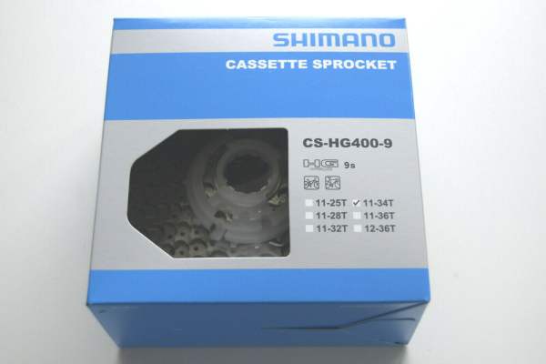Shimano Deore Kassette CS-HG400-9 11-34 9-fach OVP